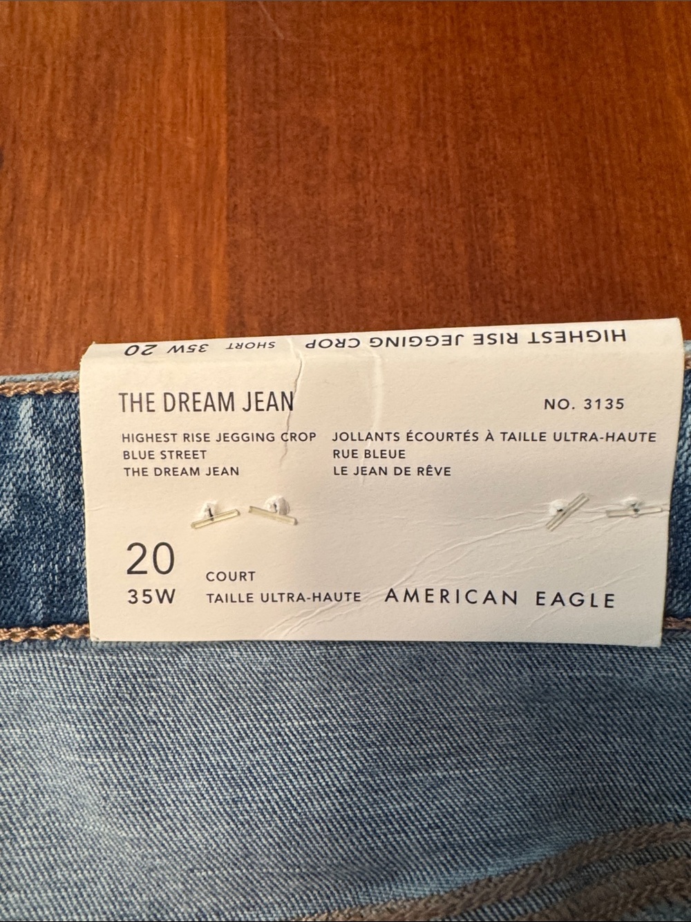 American Eagle Outfitters Light Wash Distressed Women's Jeggings - Picture 3 of 6